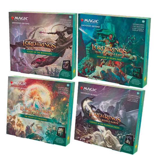 MTG The Lord of the Rings: Holiday Scene Box (Set de 4)